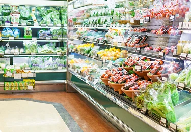 写真:スーパー店内